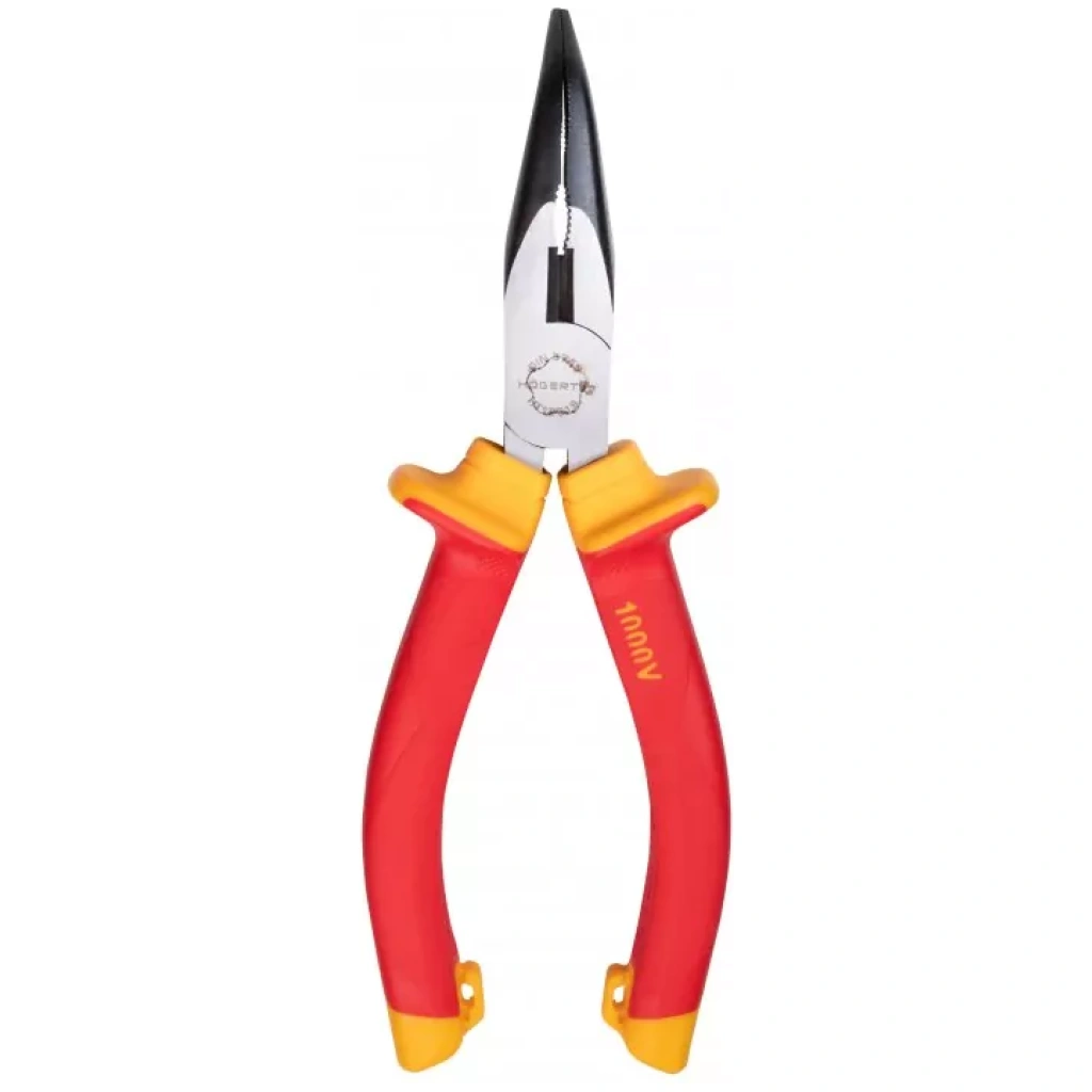 Szczypce wydłużone wygięte 160 mm 1000V, VDE - HOEGERT HT1P919