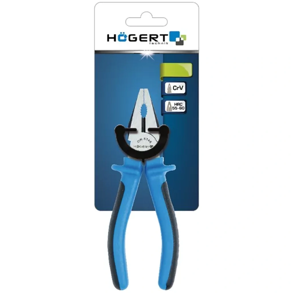 Szczypce uniwersalne 180 mm CrV - HOEGERT HT1P008