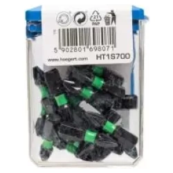 Bity udarowe 20 szt PZ2 25 mm - HOEGERT HT1S700