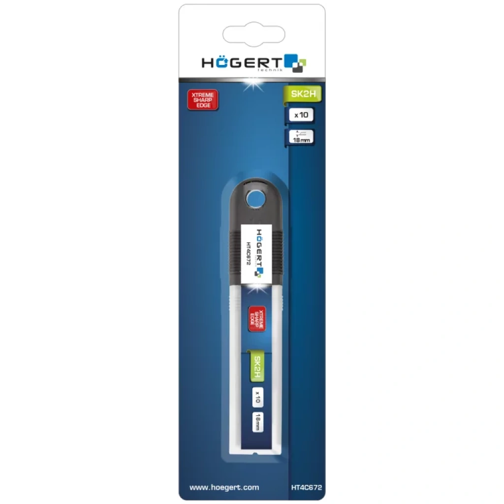 Ostrze łamane 18 mm SK2H - HOEGERT HT4C672