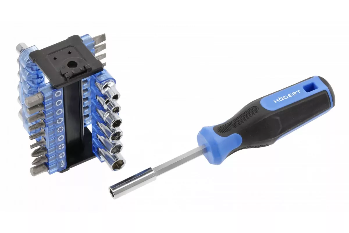 Wkrętaki zestaw 34 szt. - HOEGERT HT1S100 Wkrętaki zestaw 34 szt. - HOEGERT HT1S100