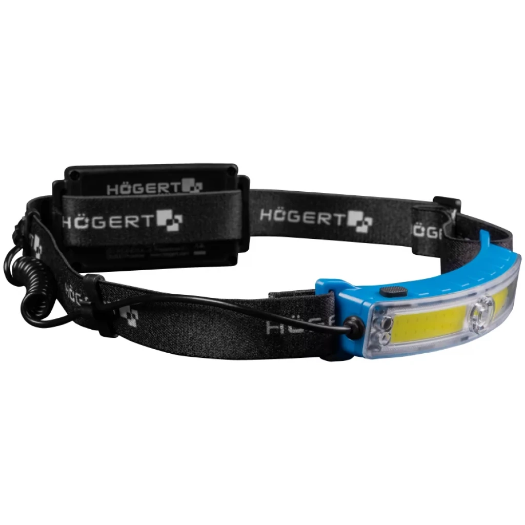 Lampa czołowa COB XPG USB, 6 funkcji - HOEGERT HT1E428