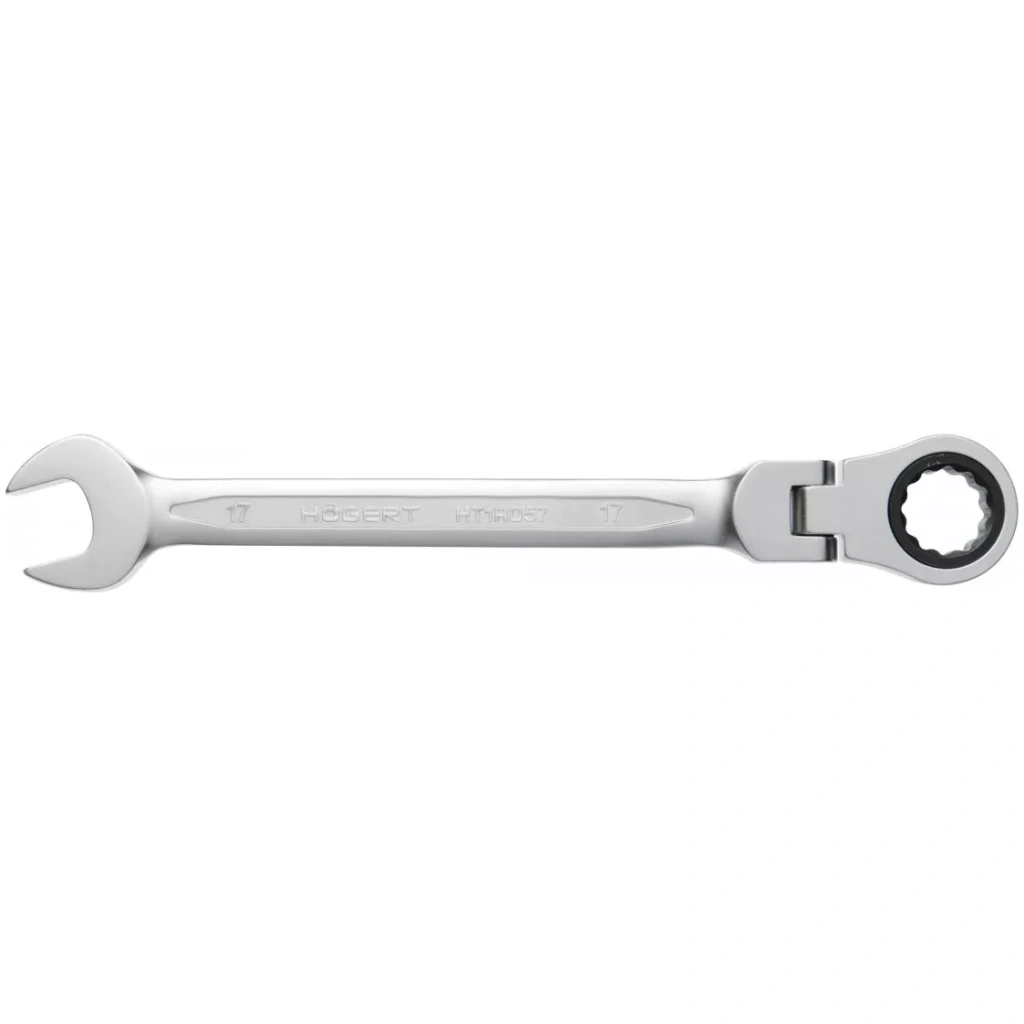 Klucz płasko oczkowy z przegubem 14 mm 72T - HOEGERT HT1R054