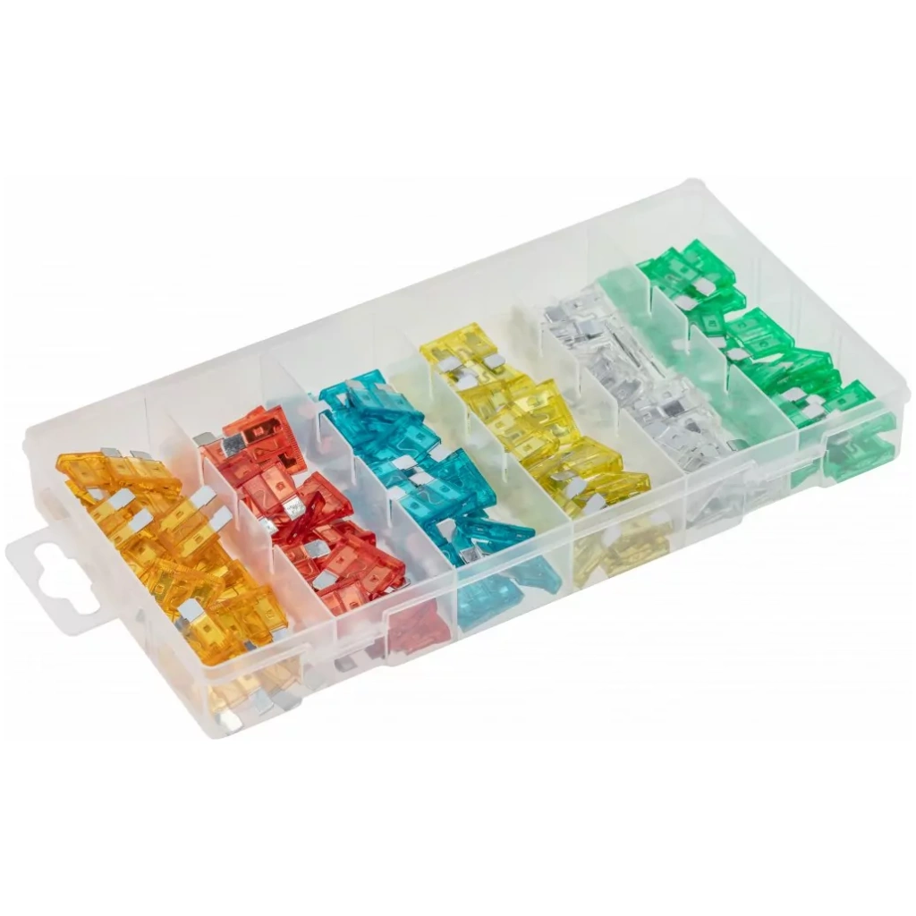 Zestaw bezpieczników samochodowych 120 szt. - HOEGERT HT8G500