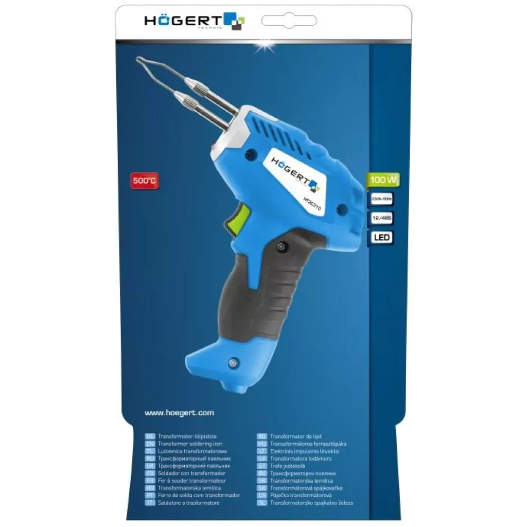 Lutownica transformatorowa 100W - HOEGERT HT2C310