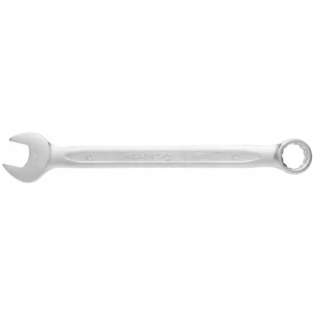 Klucz płasko oczkowy ze stali CrV 13 mm - HOEGERT HT1W413-1