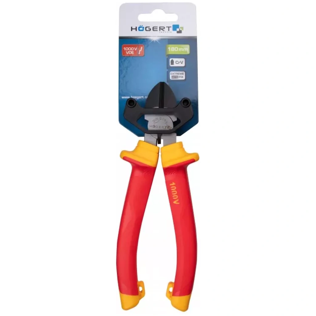 Szczypce boczne 180 mm, 1000V VDE - HOEGERT HT1P911