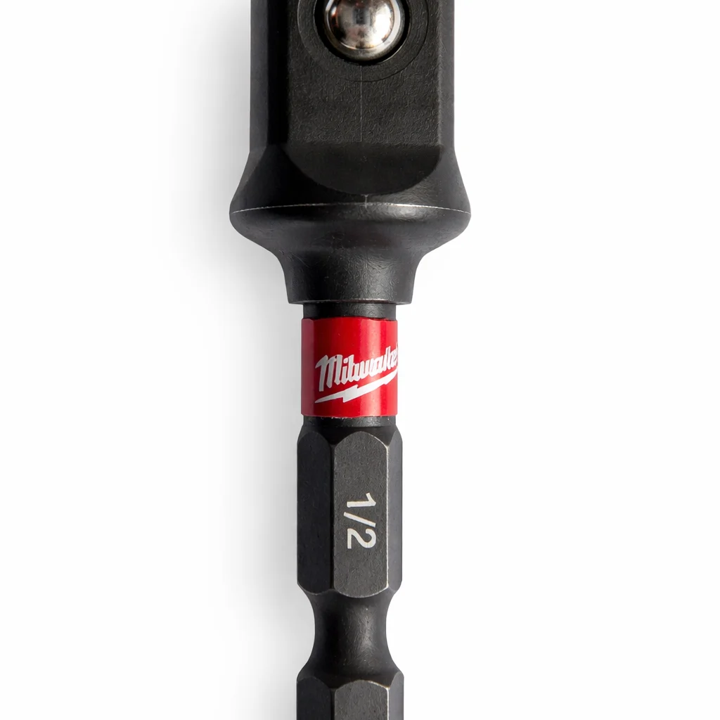 Adapter do nasadek udarowych HEX 1/4" kwadrat 1/2" - MILWAUKEE 4932478803