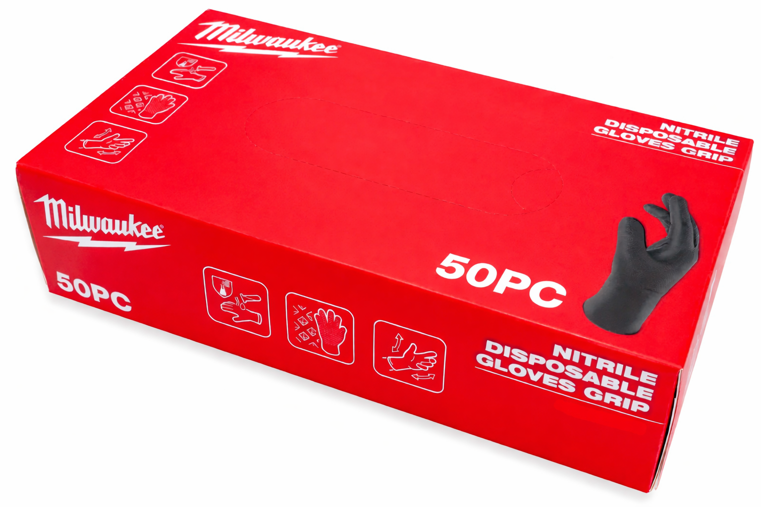 Rękawice jednorazowe nitrylowe (50 szt.) rom. 7/S - MILWAUKEE 4932493233 Rękawice jednorazowe nitrylowe (50 szt.) rom. 7/S - MILWAUKEE 4932493233