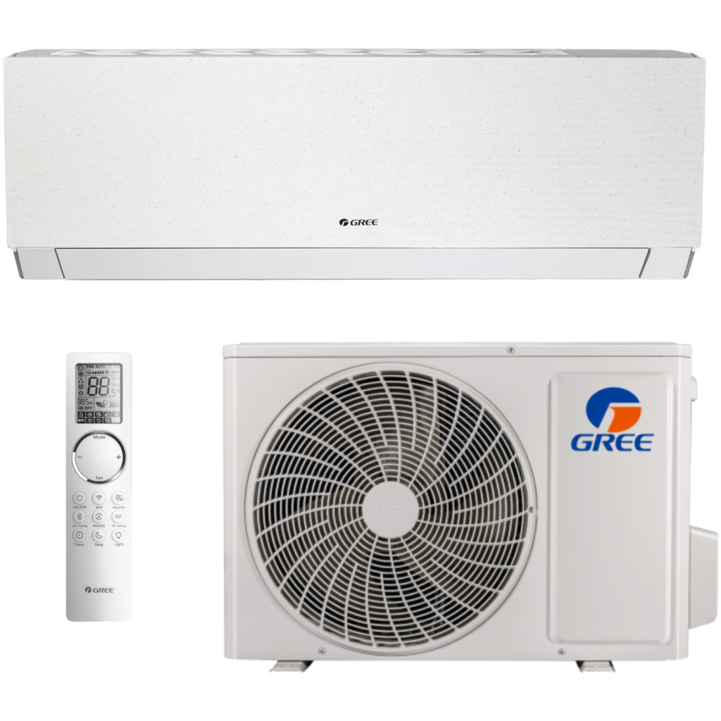 Klimatyzator ścienny 7,1 kW komplet SPLIT - GREE Clivia Beige Stone CL24BS (GWH24AUDXF-K6DNA1A/I + GWH24AUDXF-K6DNA1A/O)