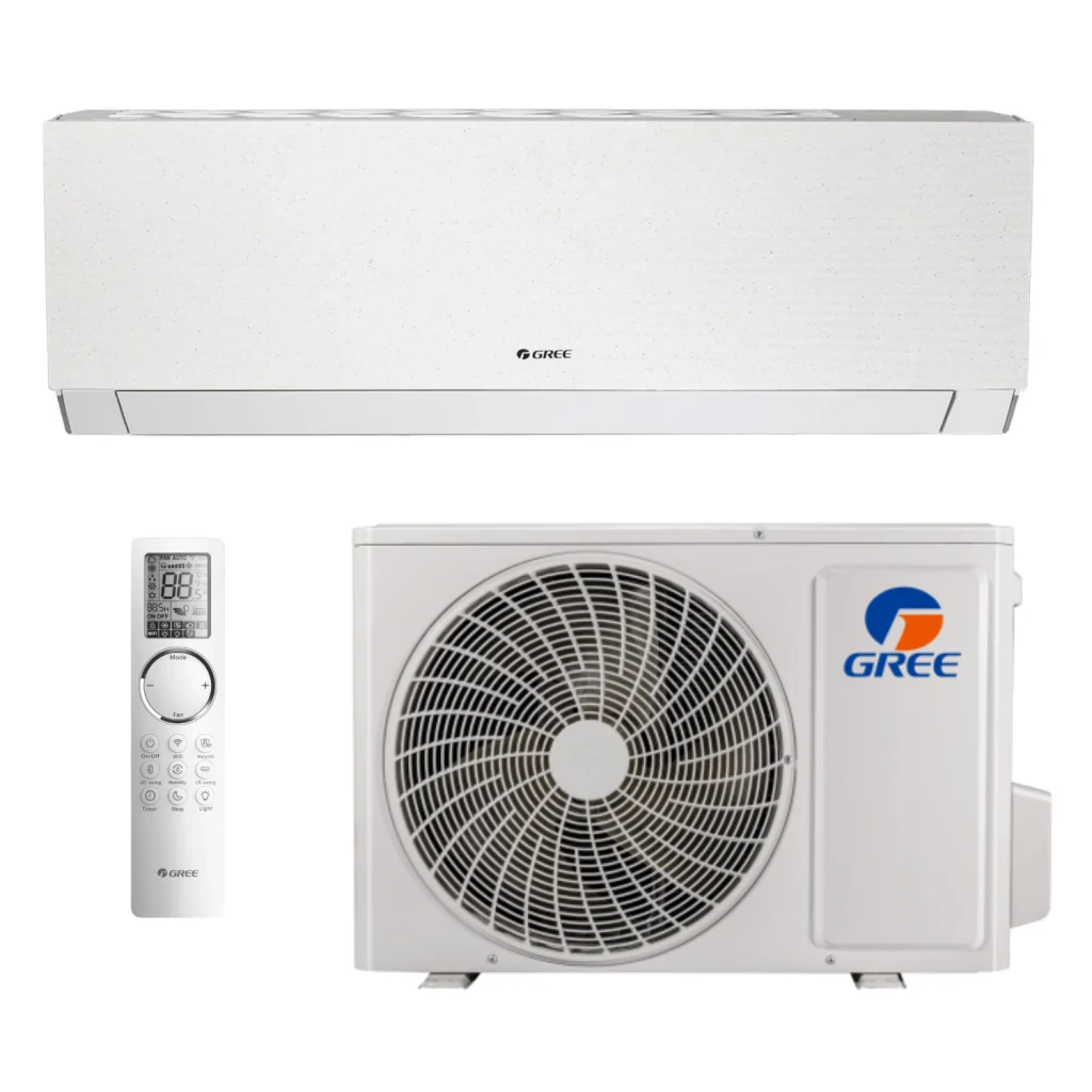 Klimatyzator ścienny 7,1 kW komplet SPLIT - GREE Clivia Beige Stone CL24 (GWH24AUDXF-K6DNA1A/I + GWH24AUDXF-K6DNA1A/O)