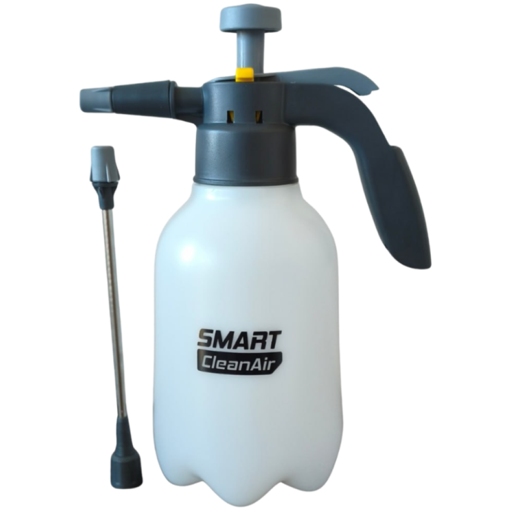 Opryskiwacz z przedłużką (czarno-biały) 2 L - Smart CleanAir