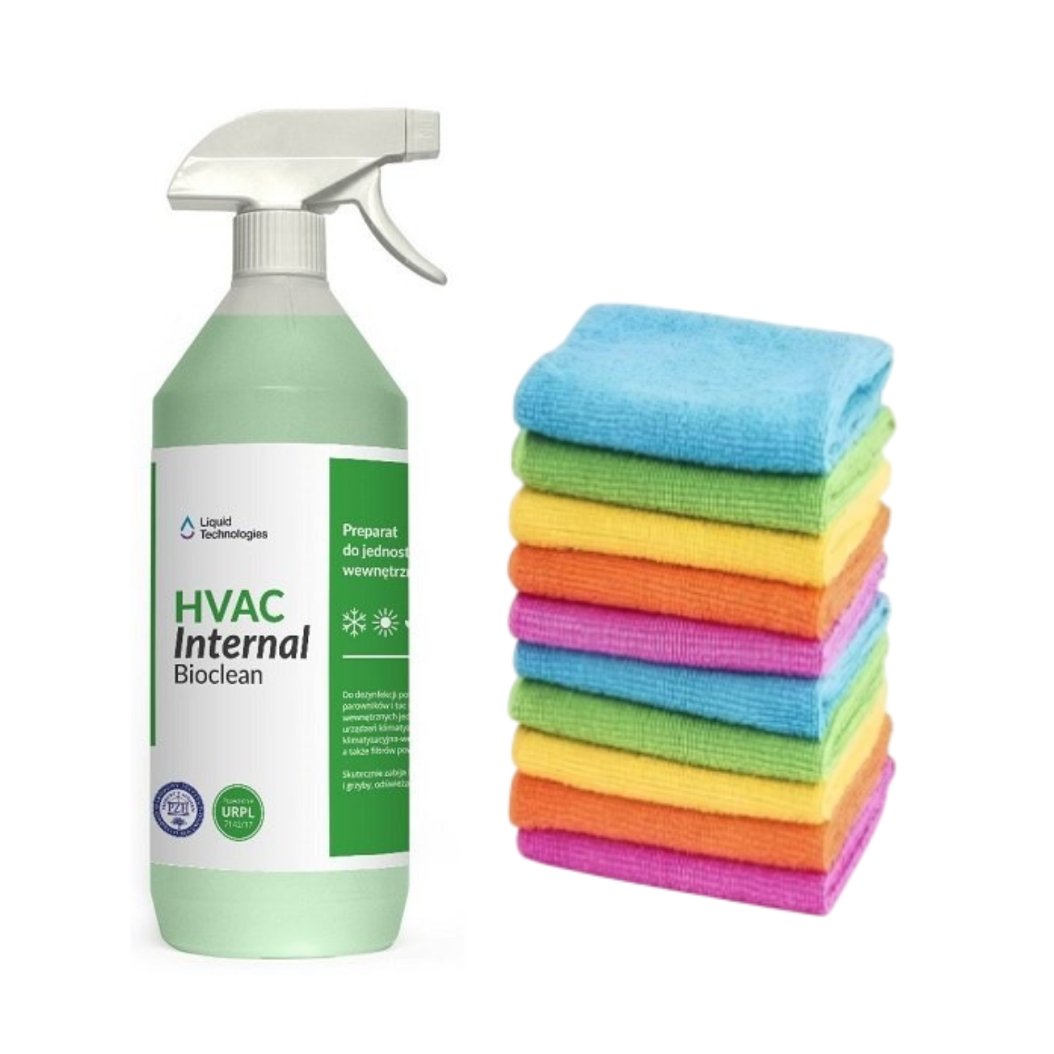 Środek do czyszczenia klimatyzatorów Internal BioClean 1 l + mikrofibra - Liquid Technologies Środek do czyszczenia klimatyzatorów Internal BioClean 1 l + mikrofibra - Liquid Technologies