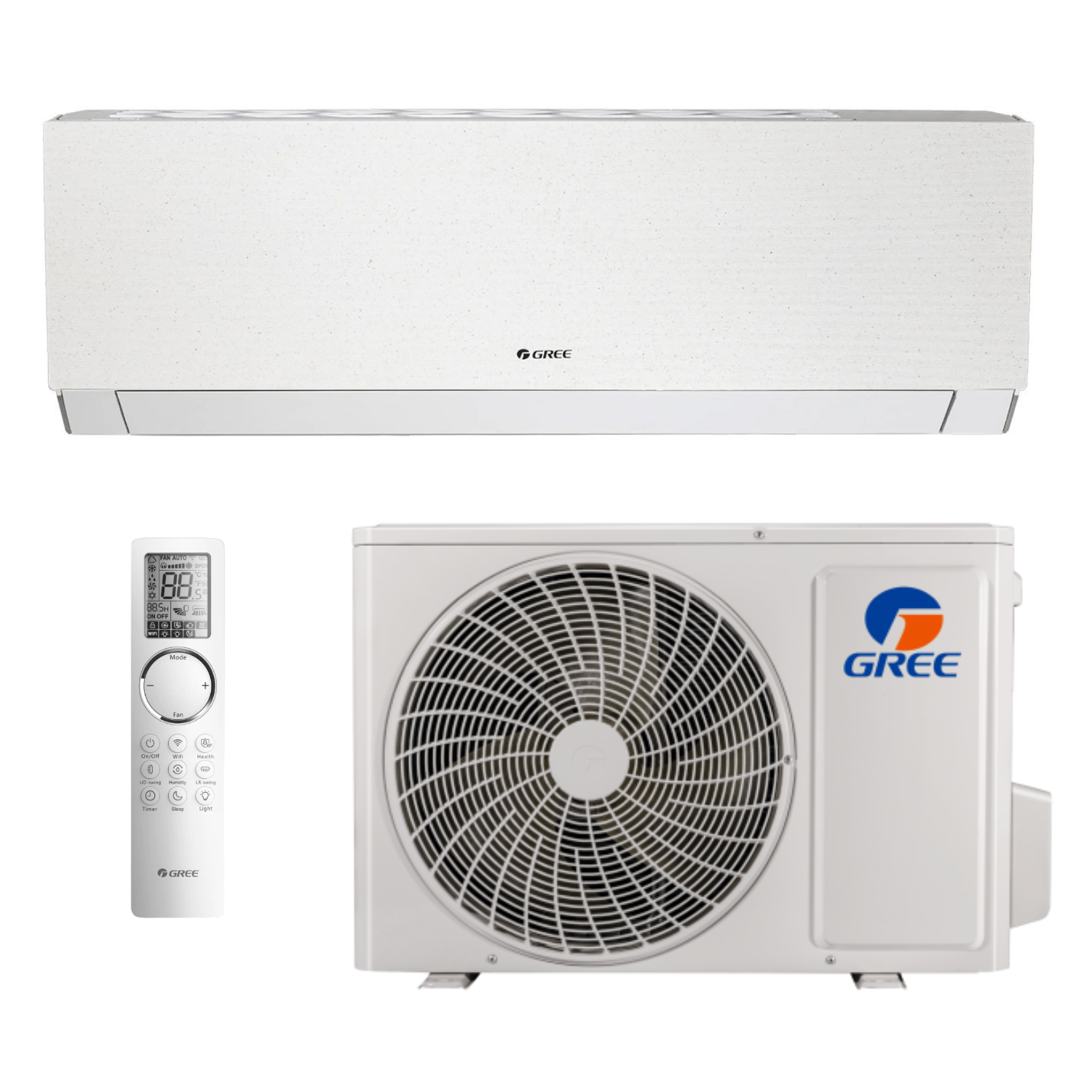 Klimatyzator ścienny 5,3 kW komplet SPLIT - GREE Clivia Beige Stone CL18 (GWH18AUDXD-K6DNA1A/I + GWH18AUDXD-K6DNA1A/O) Klimatyzator ścienny 5,3 kW komplet SPLIT - GREE Clivia Beige Stone CL18 (GWH18AUDXD-K6DNA1A/I + GWH18AUDXD-K6DNA1A/O)