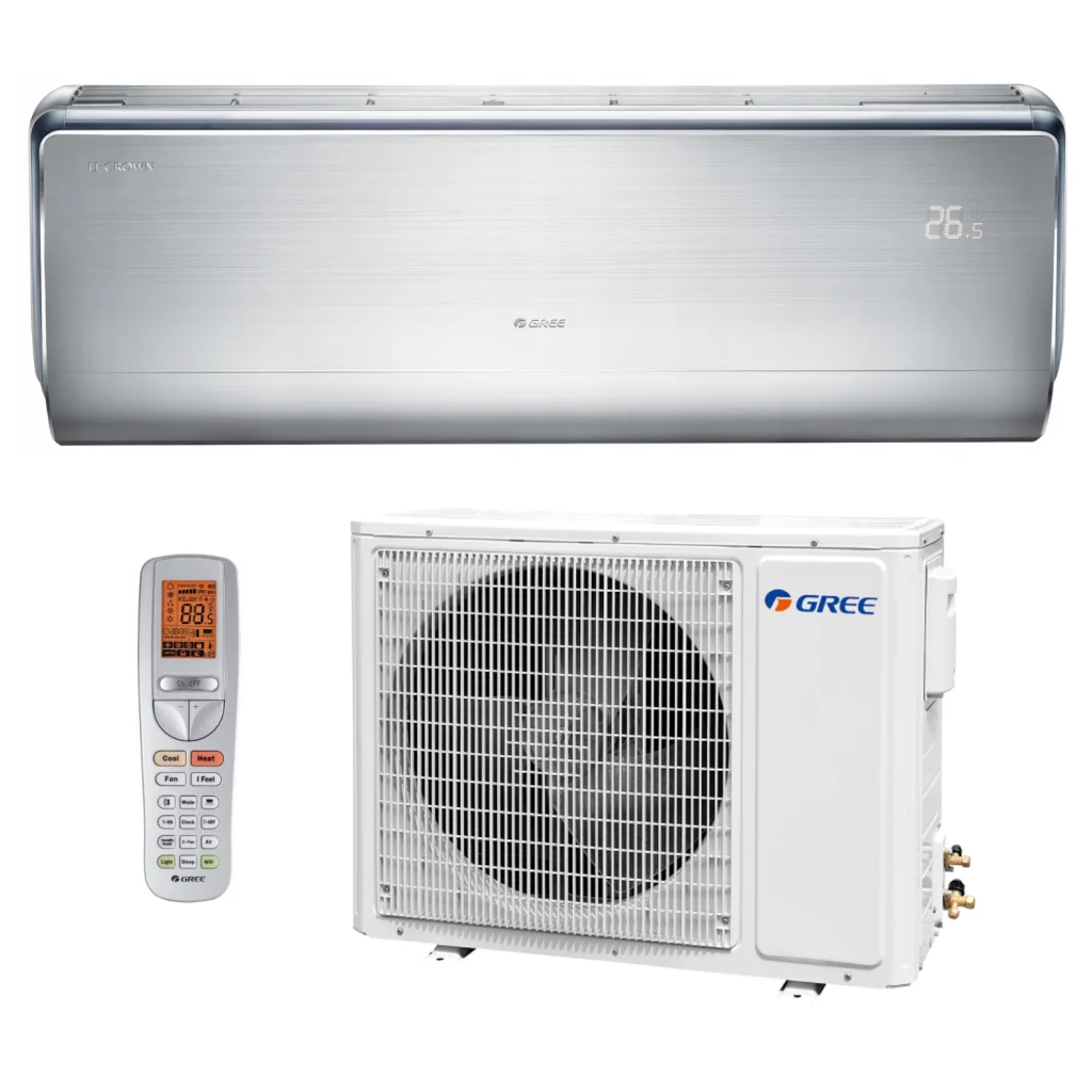 Klimatyzator ścienny 2,7 kW komplet SPLIT - GREE U-Crown Silver UC09S (GWH09UB-K6DNA4A/I + GWH09UB-K6DNA4A/O)