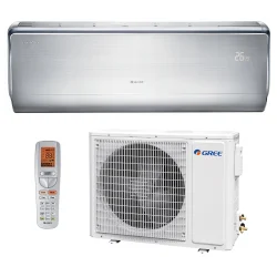 Klimatyzator ścienny 2,7 kW komplet SPLIT - GREE U-Crown Silver UC09S (GWH09UB-K6DNA4A/I + GWH09UB-K6DNA4A/O)