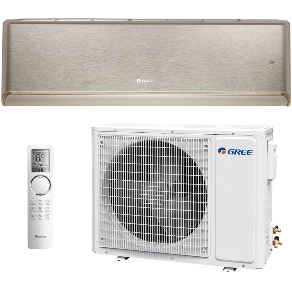 Klimatyzator ścienny 5,3 kW komplet SPLIT - GREE Airy Champagne AI18C (GWH18AVDXE-K6DNA1A/I + GWH18AVDXE-K6DNA1A/O)