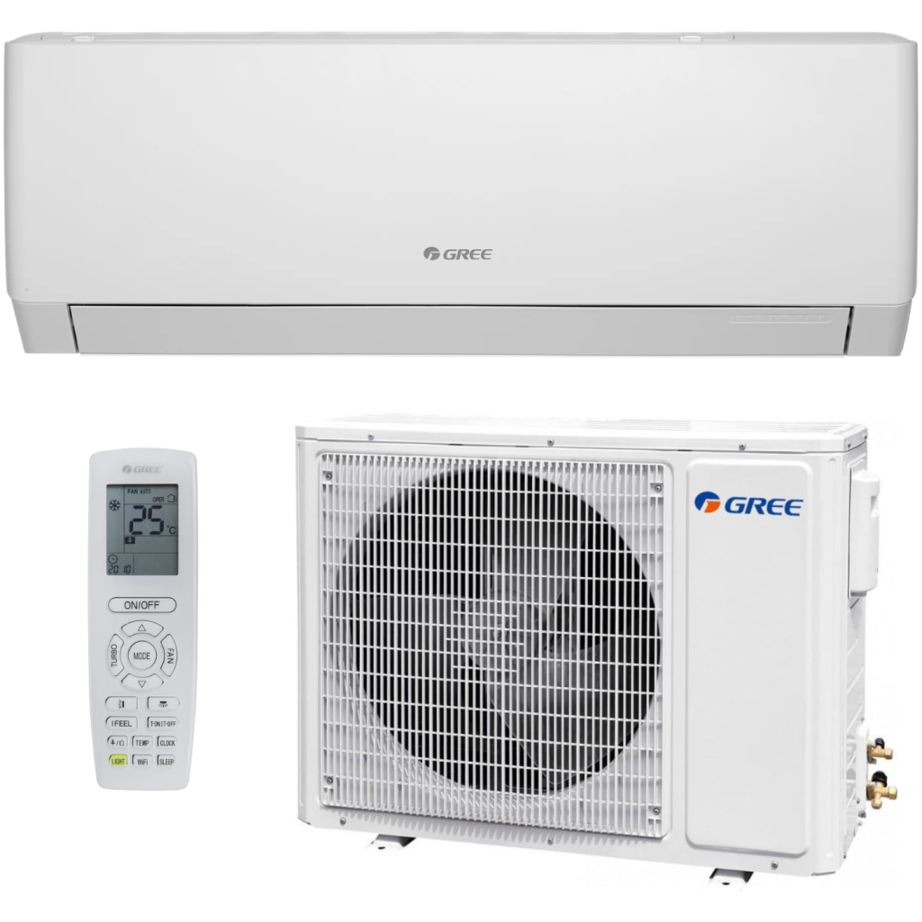Klimatyzator ścienny 3,5 kW komplet SPLIT - GREE Pular PRO PP12W (GWH12AGC-K6DNA1F/I + GWH12AFC-K6DNA2F/O)