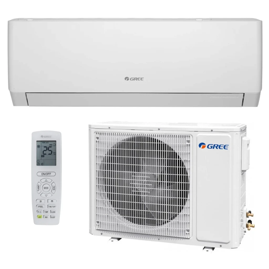 Klimatyzator ścienny 2,5 kW komplet SPLIT - GREE Pular Matt PU09M (GWH09AGAXB-K6DNA1B/I + GWH09AGAXB-K6DNA1B/O)