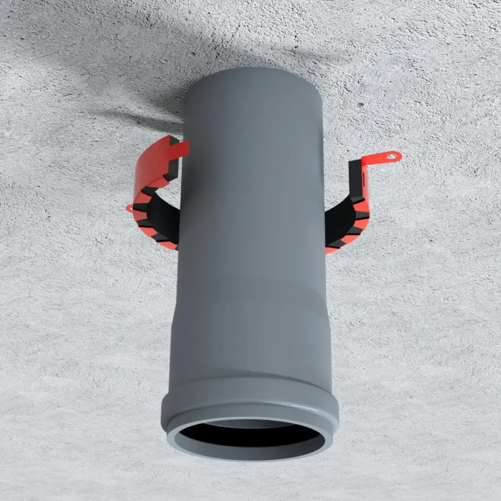 Kołnierz ogniochronny, zabezpieczenie PPOŻ 90 mm - Alfaseal INTU FR COLLAR