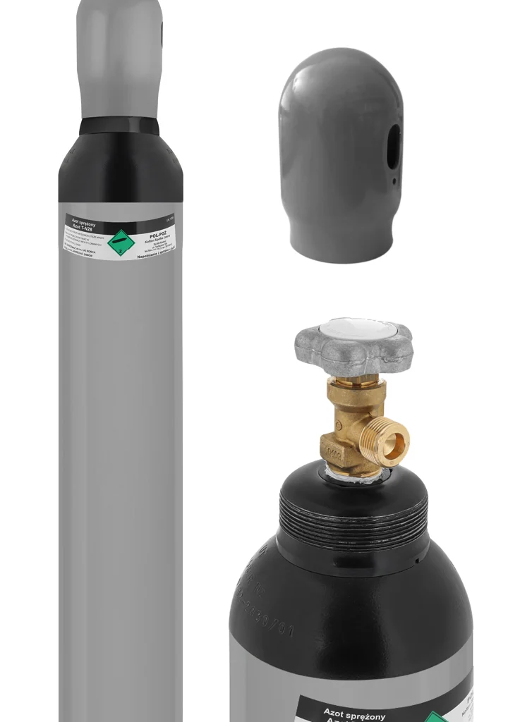 Butla azot 8 L pusta 200 bar