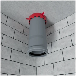 Kołnierz ogniochronny, zabezpieczenie PPOŻ 90 mm - Alfaseal INTU FR COLLAR