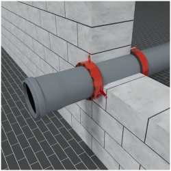 Kołnierz ogniochronny, zabezpieczenie PPOŻ 90 mm - Alfaseal INTU FR COLLAR